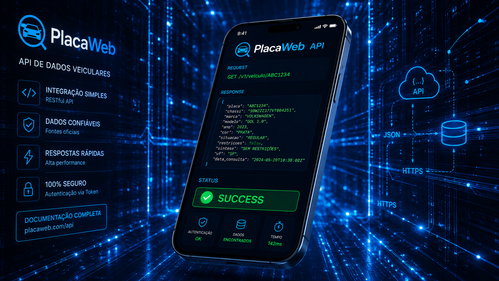 API de dados veiculares: Automação e inteligência para plataformas de tecnologia