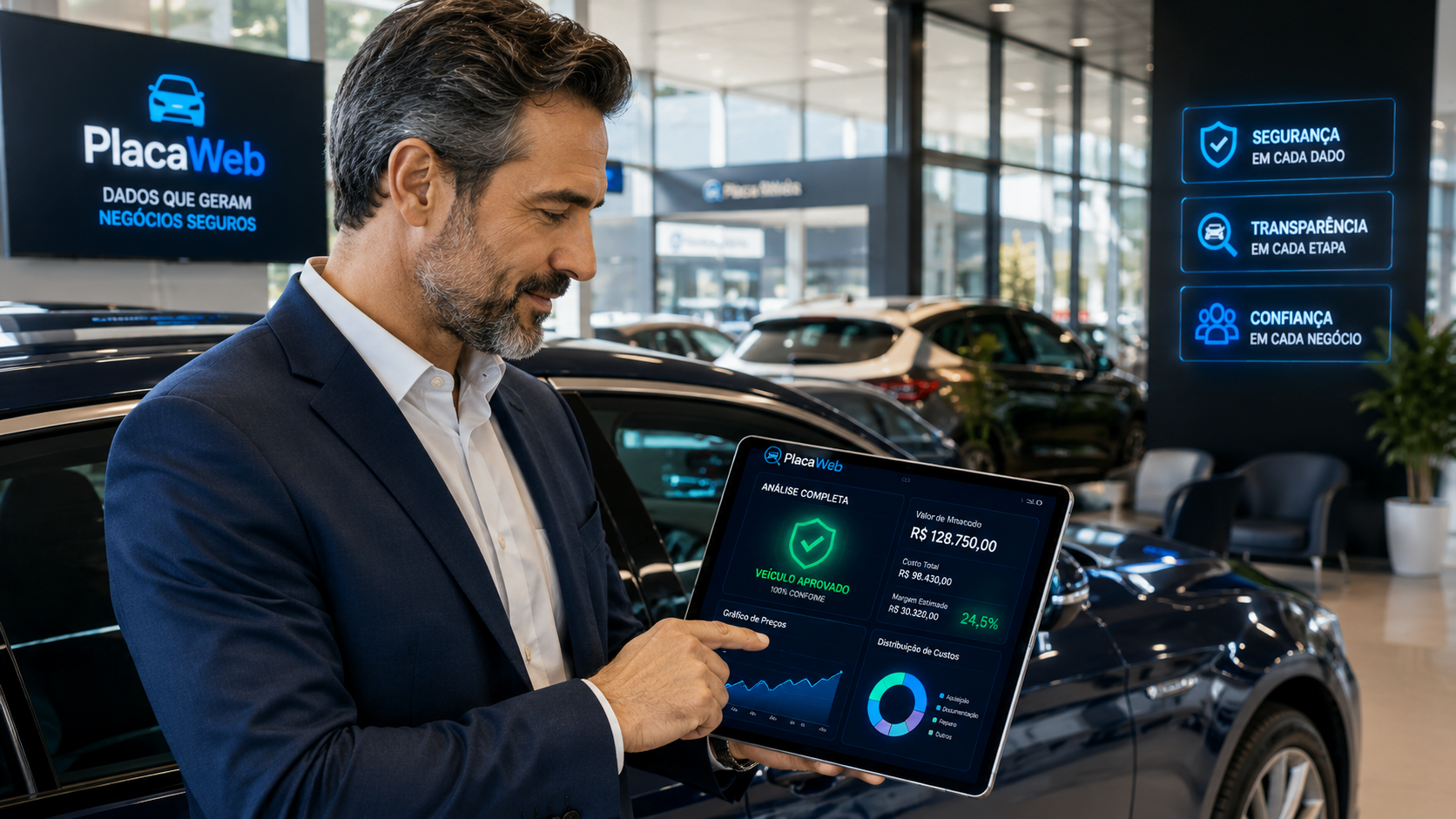 Gestão de Pátio: Como concessionárias e lojas usam consultas pré-pago para avaliar carros na troca