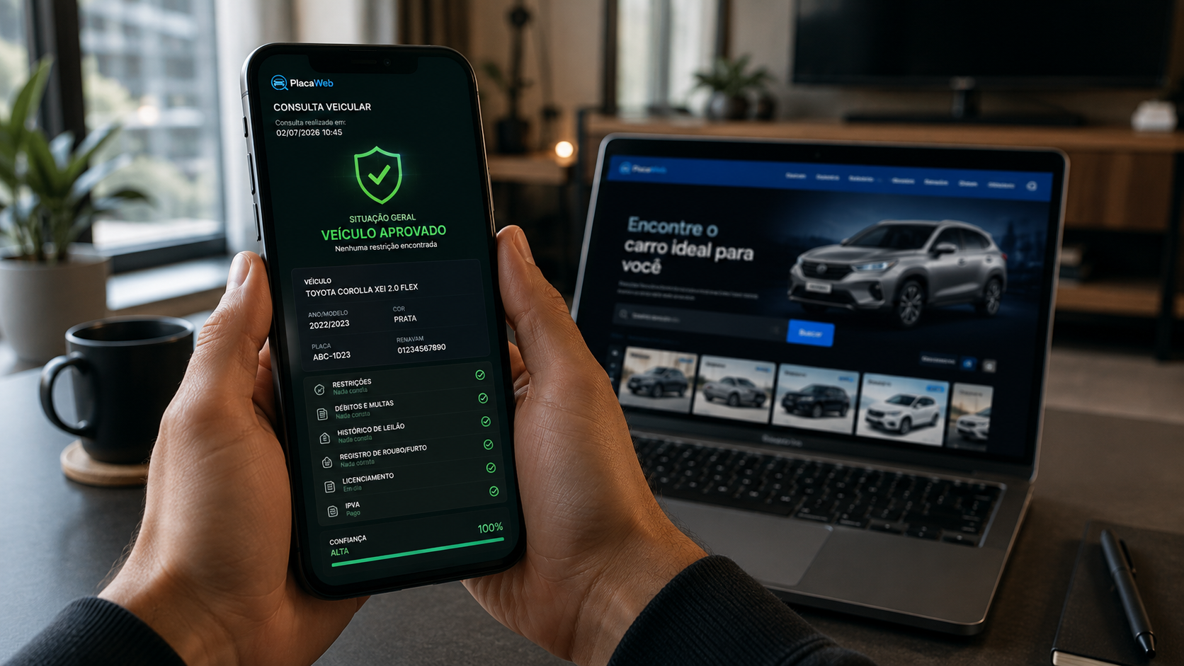 Compra Direta em Plataformas Online (OLX, Marketplace, Webmotors): O guia de segurança